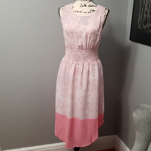 Gap Sleeveless Midi Pink  Dress - Picture 3 of 8